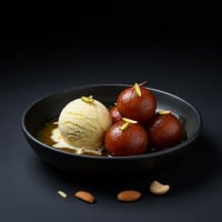 Hot Jamun with Ice Cream